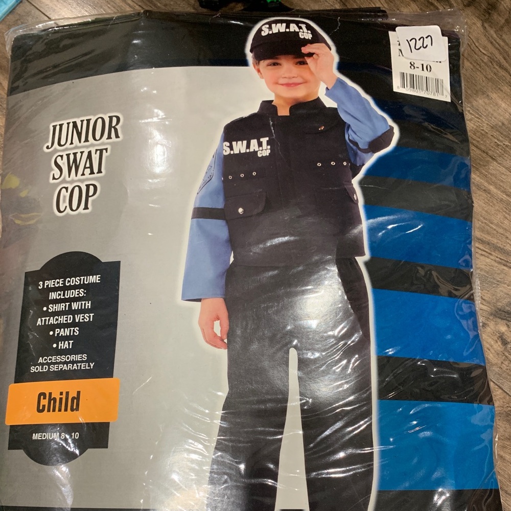 Junior Swat Cop Halloween Costume